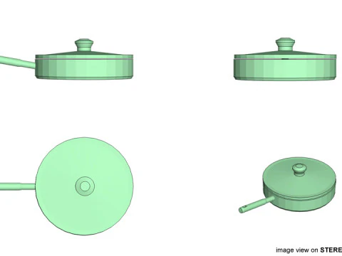 Cookware - Saucepan 3D Model