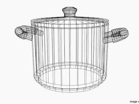 Cookware - Stock pot Modelo 3D