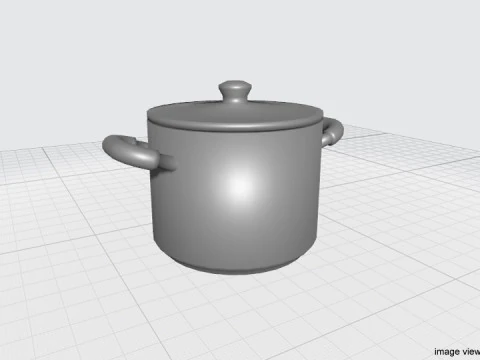 Cookware - Stock pot 3D Model