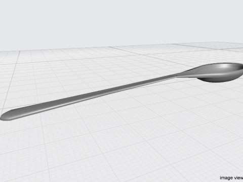 Dishware - Spoon Model 3D