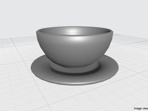 Dishware - Bowl 3D Model