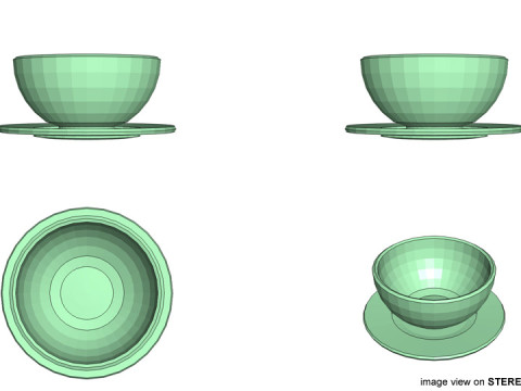 Dishware - Bowl 3D Model