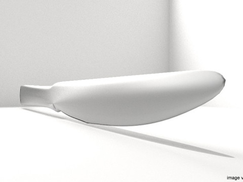Dishware - Cutting Knife 3D Model