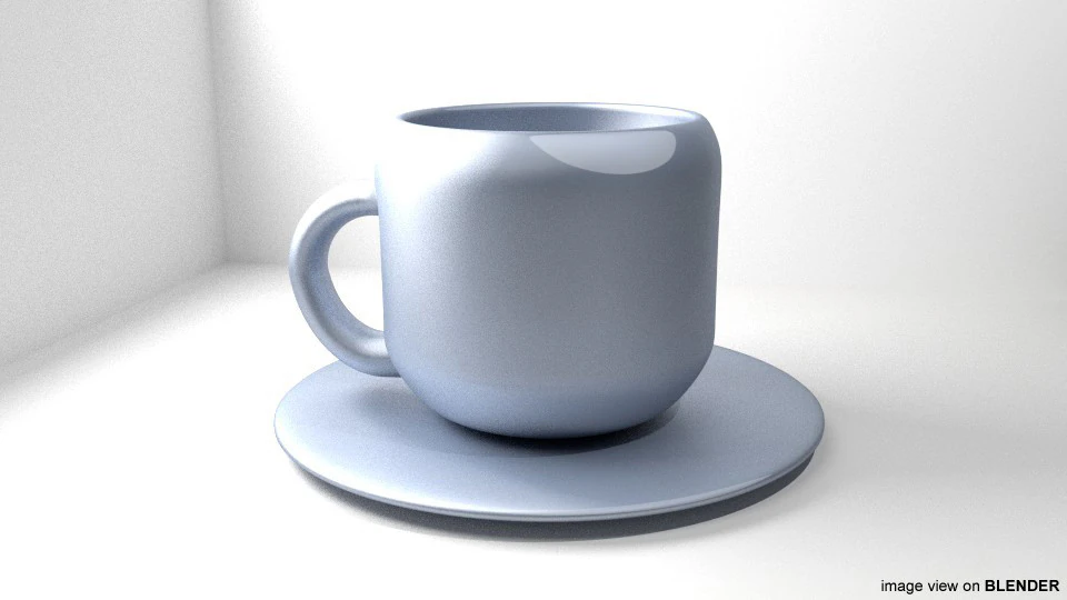Stoviglie - Tazza da t&egrave; Modello 3D .c4d .max .obj .3ds .fbx .stl .blend 