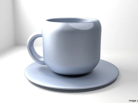 Vajilla - Taza de t&eacute; Modelo 3D
