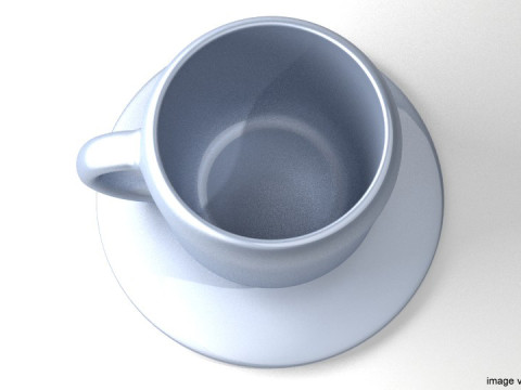Dishware - Tea Cup Modello 3D