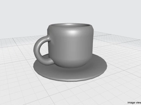 Stoviglie - Tazza da t&egrave; Modello 3D