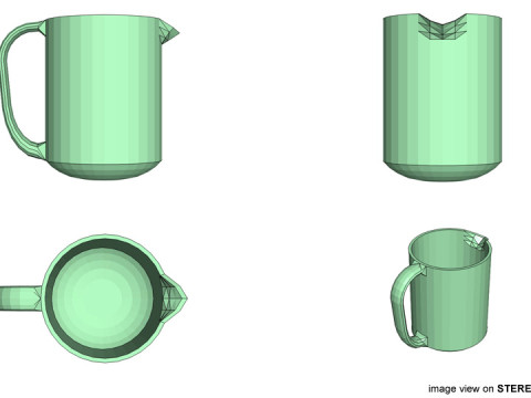 Dishware - Jug 3D 모델