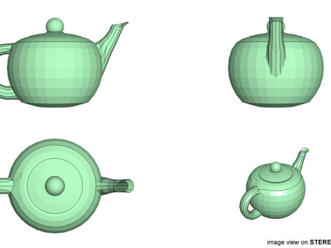 Dishware - Tea Pot 3D 模型