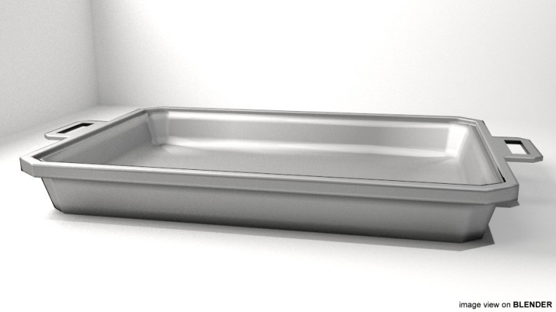 Dishware - Vegetable Dish Model 3D .c4d .max .obj .3ds .fbx .stl .blend 