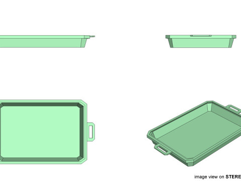 Dishware - Vegetable Dish Model 3D