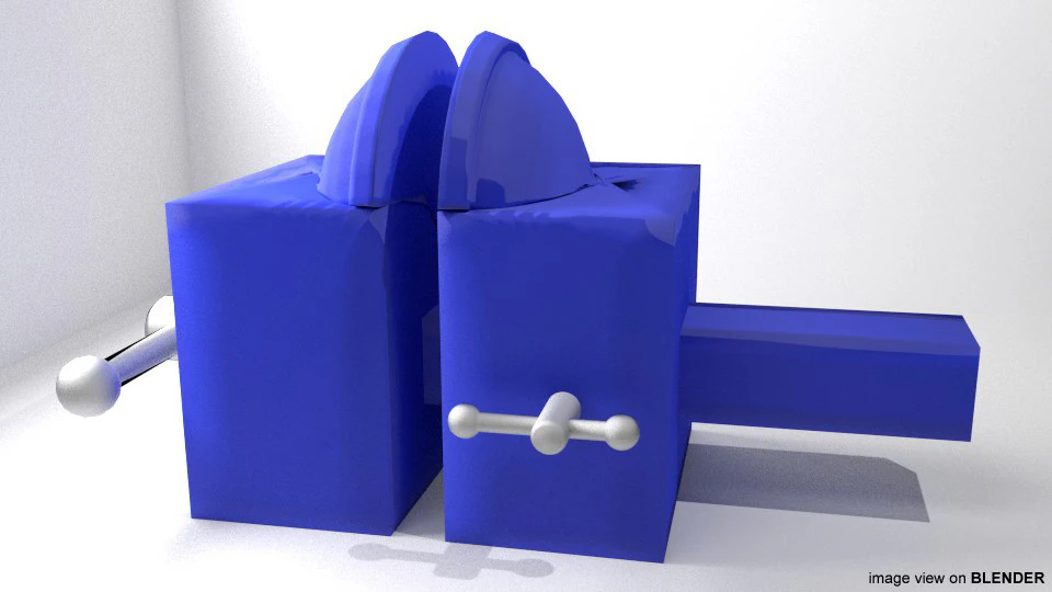 Vise - Type 1 3D Model .c4d .max .obj .3ds .fbx .stl .blend