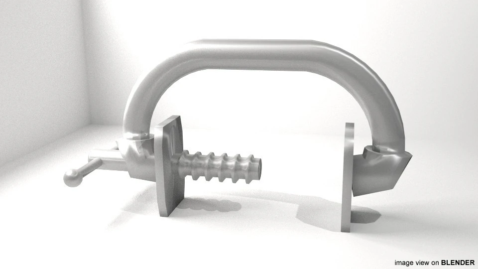 Vise - Type 2 3D Model .c4d .max .obj .3ds .fbx .stl .blend 