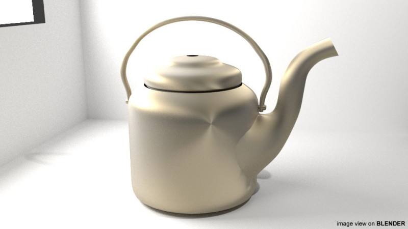 Kitchenware - Kettle 3D 模型 .c4d .max .obj .3ds .fbx .stl .blend