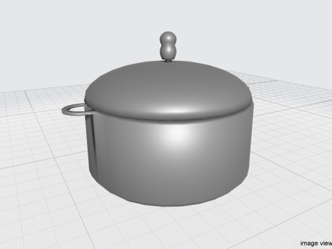 Kitchenware - Steamer 3D 模型
