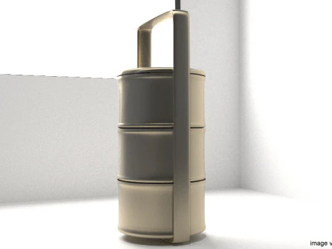 Kitchenware - Tiffin Carrier 3D Model