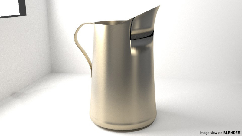 Kitchenware - Water Jug 3Dモデル .c4d .max .obj .3ds .fbx .stl .blend 