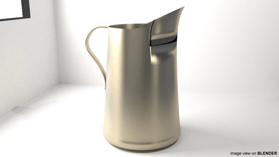 Kitchenware - Water Jug 3D Model .c4d .max .obj .3ds .fbx .stl .blend 
