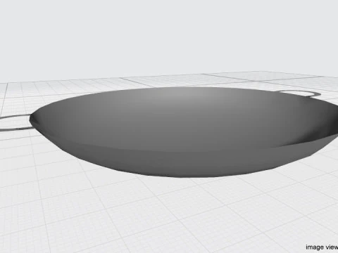 Kitchenware - Wok 3D Model