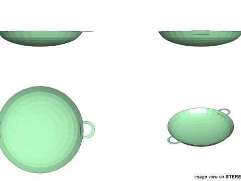 Kitchenware - Wok 3D Model