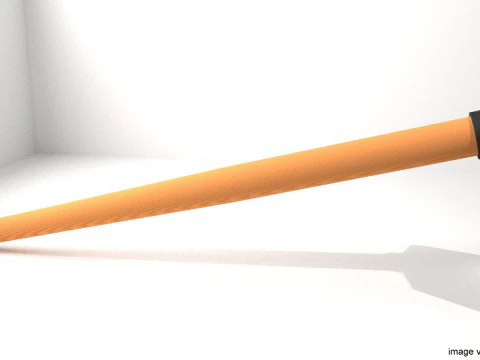 农具-锄头 3D 模型