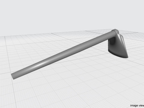 Farm Tool - Hoe 3D 模型