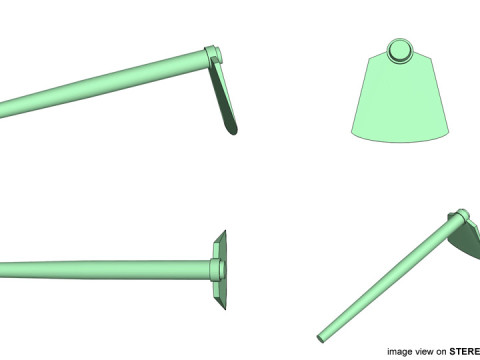 Farm Tool - Hoe 3D 模型