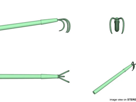 Farm Tool - Hook 3D Model