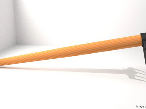 Attrezzo agricolo - Forcone Modello 3D