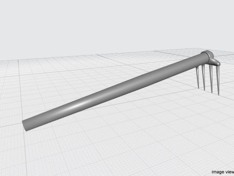 Farm Tool - Pitchfork Modelo 3D