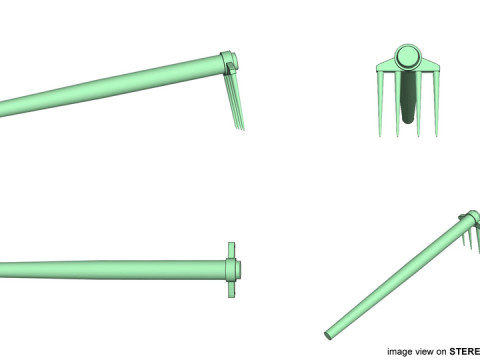 Farm Tool - Pitchfork Modelo 3D