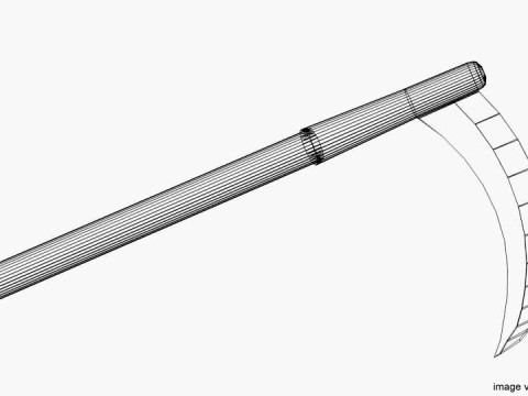 Farm Tool - Scythe 3D Model