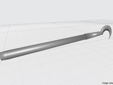 Farm Tool - Sickle Model 3D