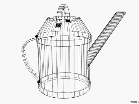 Farm Tool - Watering Can 3D 模型