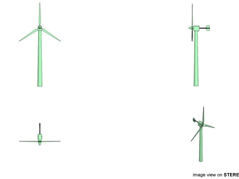 Windmill - Type 1 3D-Modell