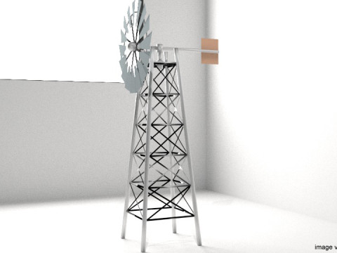 Windmill - Type 2 3D Model