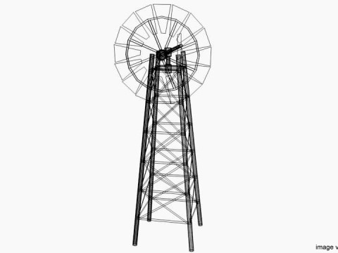 Windmill - Type 2 3D Model