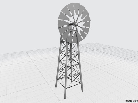 Windmill - Type 2 3D Model
