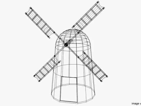 Windmill - Type 3 3D Model