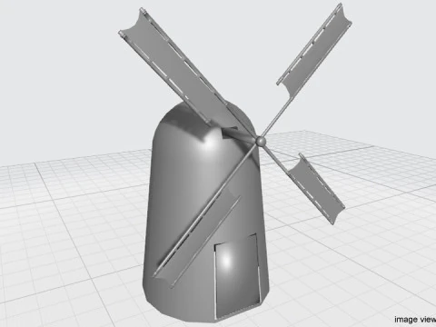 Windmill - Type 3 3D Model