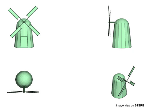 Windmill - Type 3 3D Model