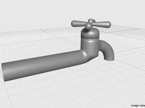 Tap Water Valve - Type 1 3D Model