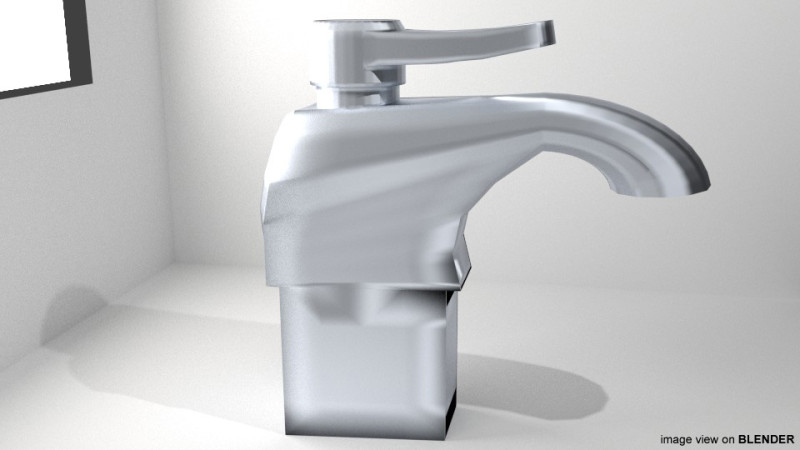 Tap Water Valve - Type 2 3D Model .c4d .max .obj .3ds .fbx .stl .blend 