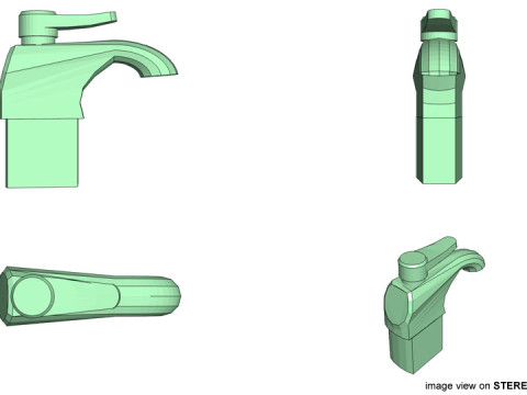 Tap Water Valve - Type 2 3D Model