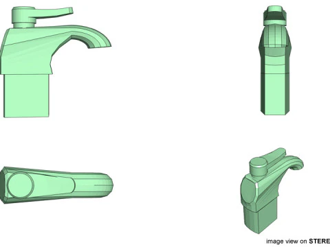 Tap Water Valve - Type 2 3D Model
