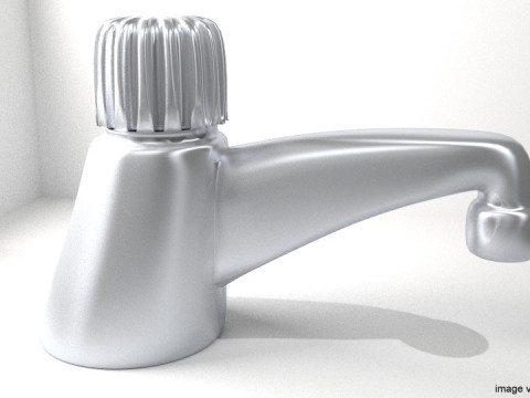 Tap Water Valve - Type 3 3Dモデル