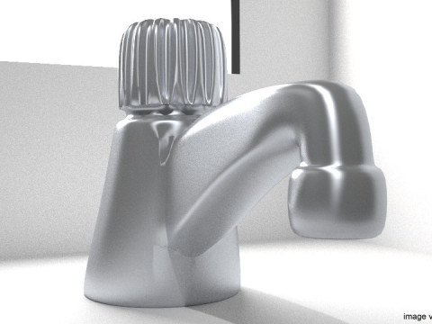 Tap Water Valve - Type 3 3D Model