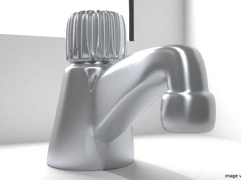 Tap Water Valve - Type 3 3D Model