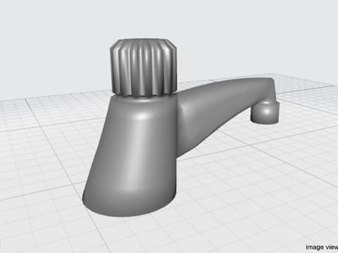 Tap Water Valve - Type 3 3D Model