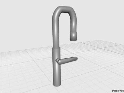 Tap Water Valve - Type 4 3D Model